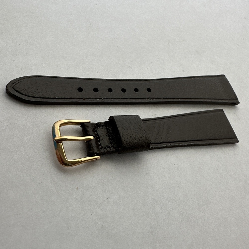 JB Vintage Brown Leather Watch Strap 19.05mm 3/4 Inch Fine Grain Cowhide S3642